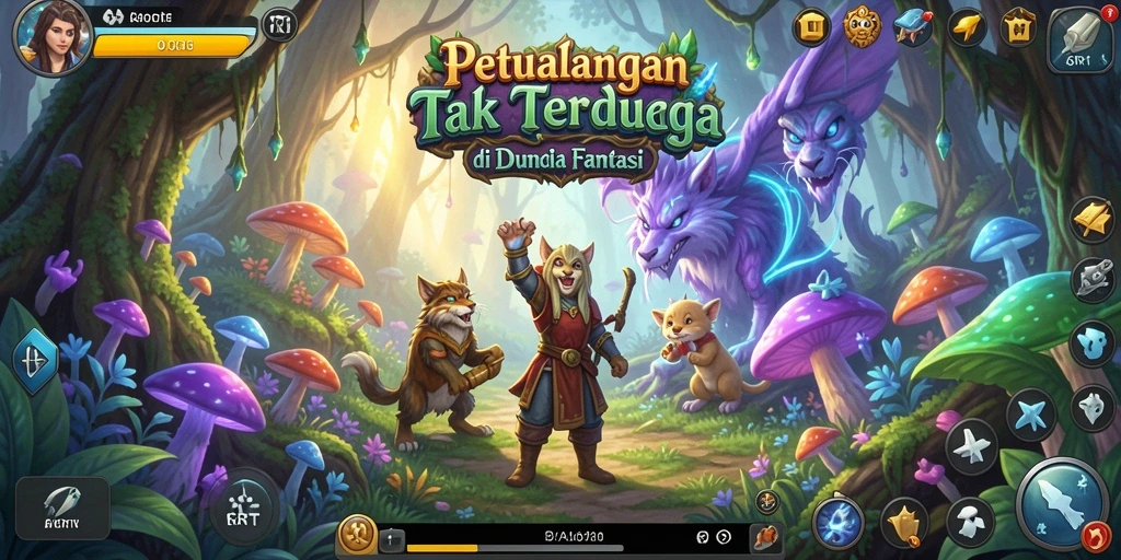 Tangkapan layar menampilkan gameplay petualangan yang mendebarkan.