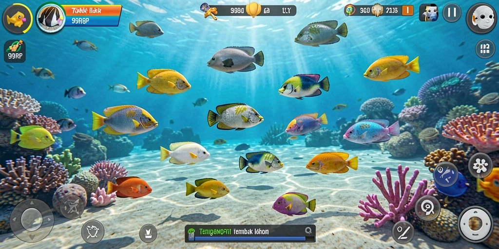 Gameplay menarik Tembak Ikan di 99RP dengan grafis menakjubkan.