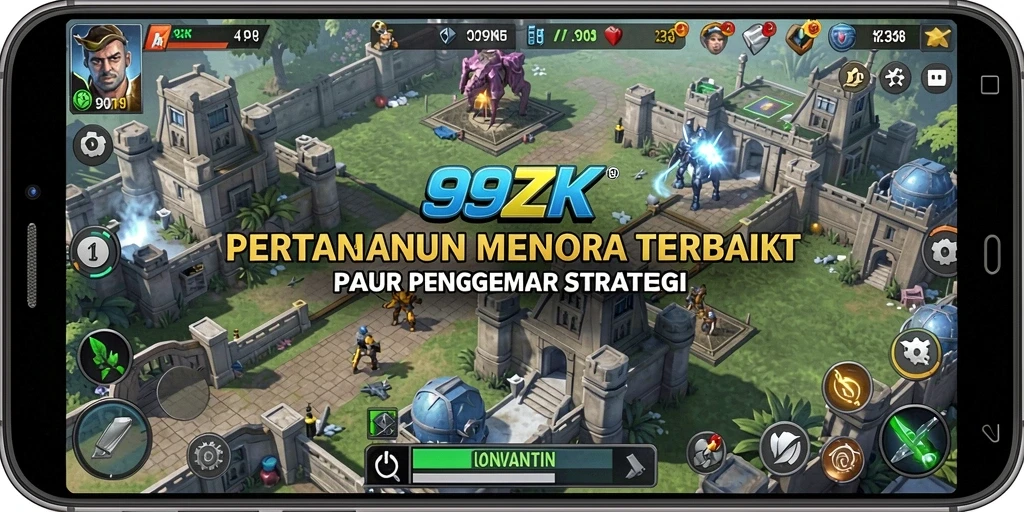 Gameplay seru dalam 99ZK Tower Defense yang penuh tantangan.