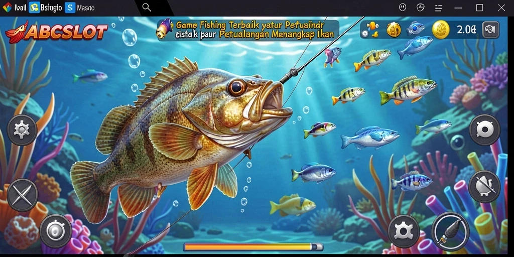 Tampilan gameplay Fishing yang menakjubkan di ABCSLOT.