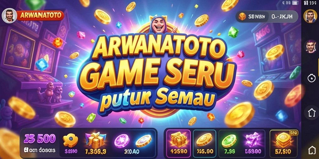 Tampilan gameplay Slot ARWANATOTO yang menarik dan menghibur.