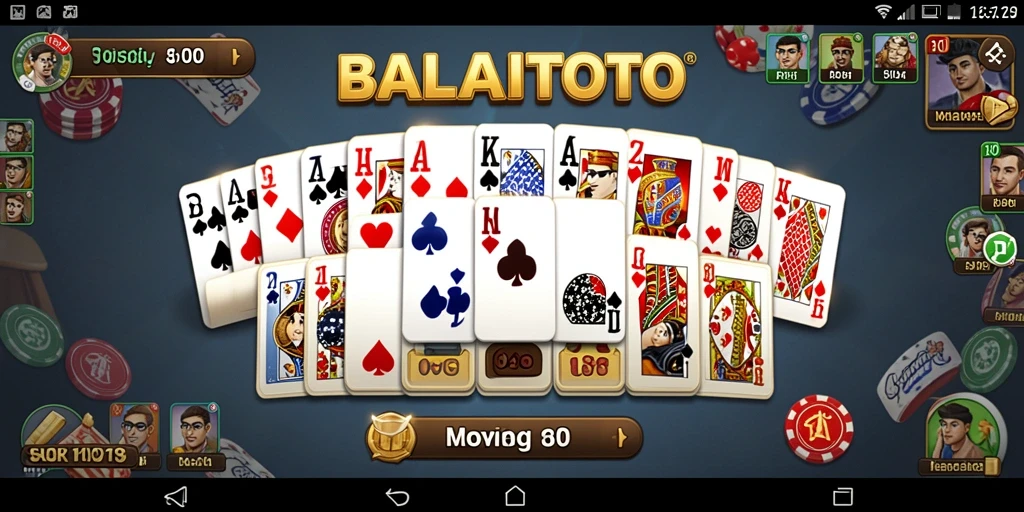Tampilan gameplay seru dalam permainan Domino BALAITOTO.