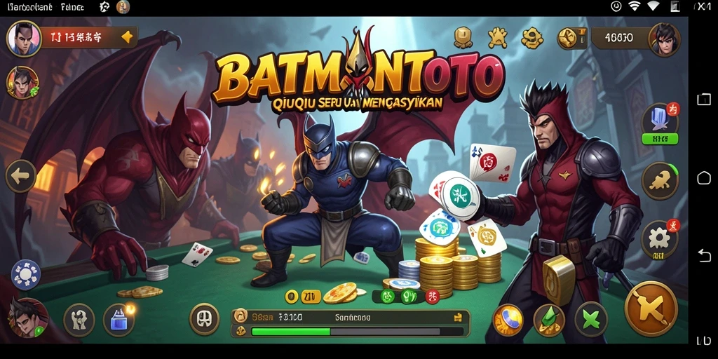 Tampilan gameplay QiuQiu yang mendebarkan di BATMANTOTO.
