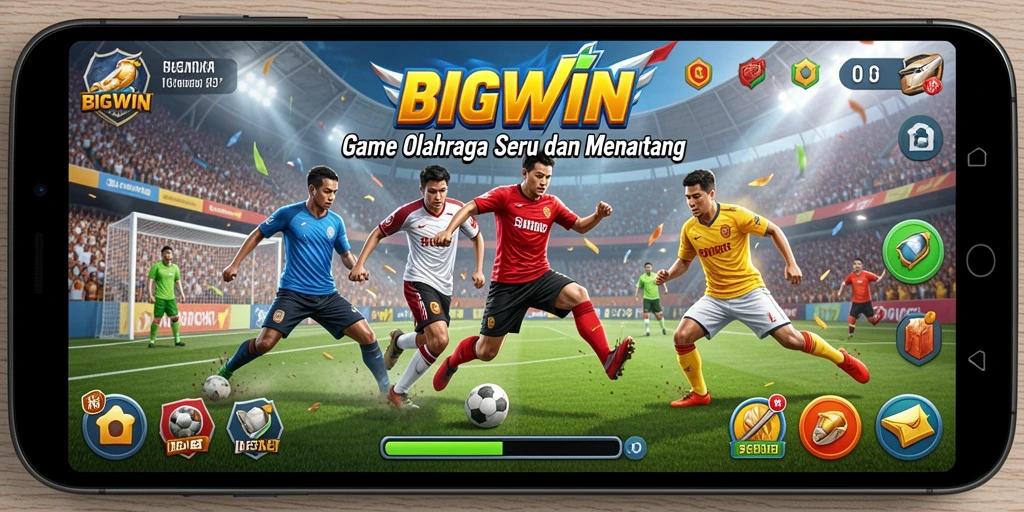 Tangkapan layar dari gameplay <strong>BIGWIN</strong> yang menampilkan aksi seru dalam permainan olahraga.