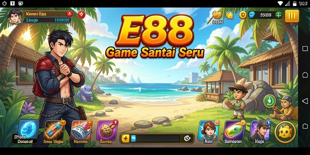 Tampilan gameplay E88 yang seru dan mengasyikkan.