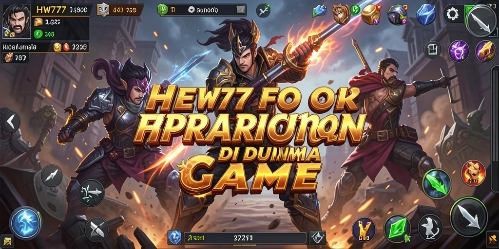Tampilan gameplay HW777 yang penuh aksi dan mendebarkan.