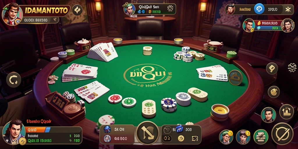 Screenshot gameplay QiuQiu yang menarik dari IDAMANTOTO.