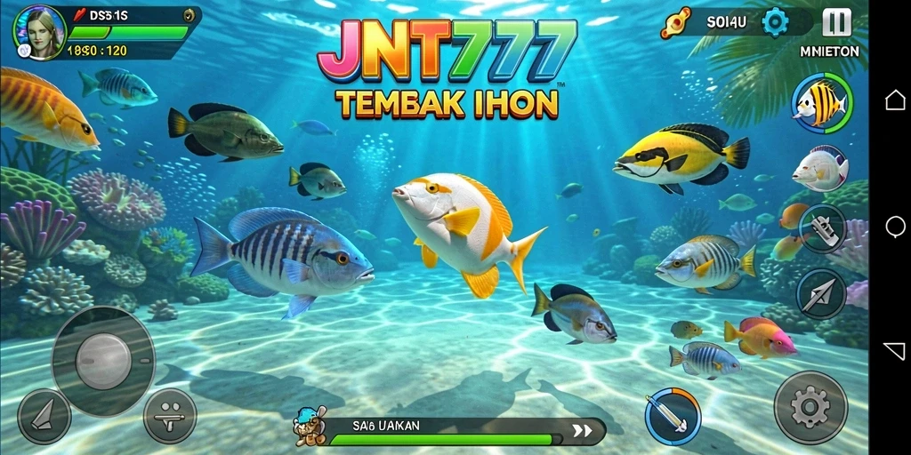 Gameplay seru Tembak Ikan dalam JNT777.