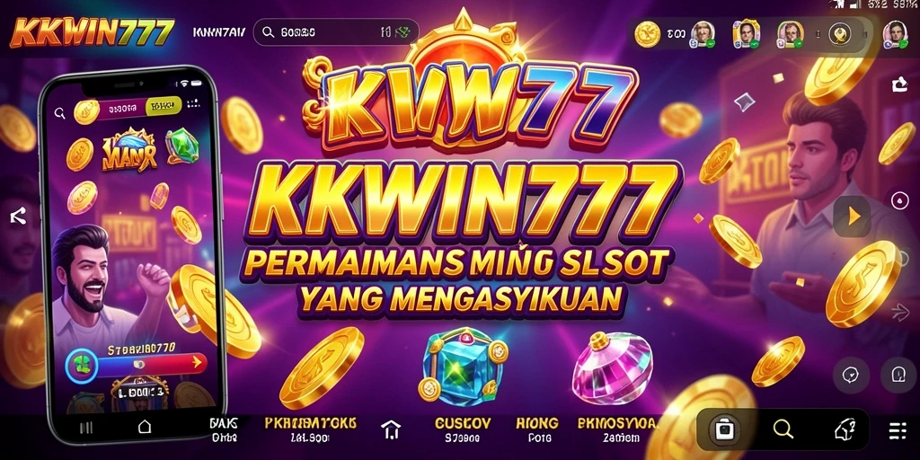 Screenshot gameplay KKWIN777 menampilkan gulungan slot yang menarik dan fitur bonus.