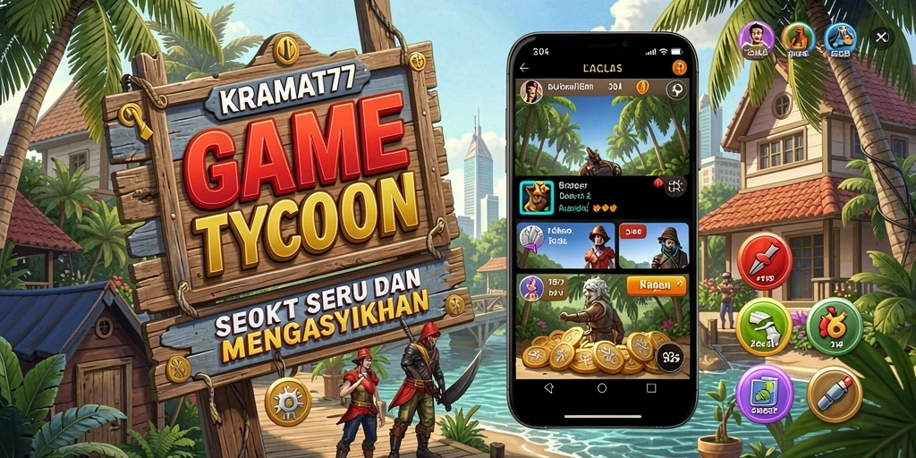 Tampilan gameplay KRAMAT77 yang menantang dan seru.