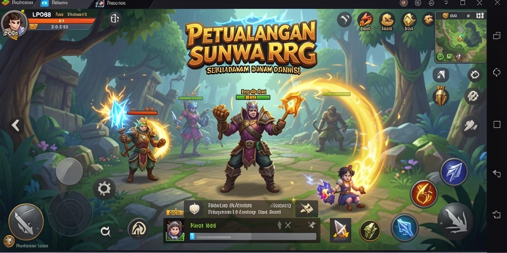 Tampilan gameplay RPG LPO88 yang menegangkan dan seru.