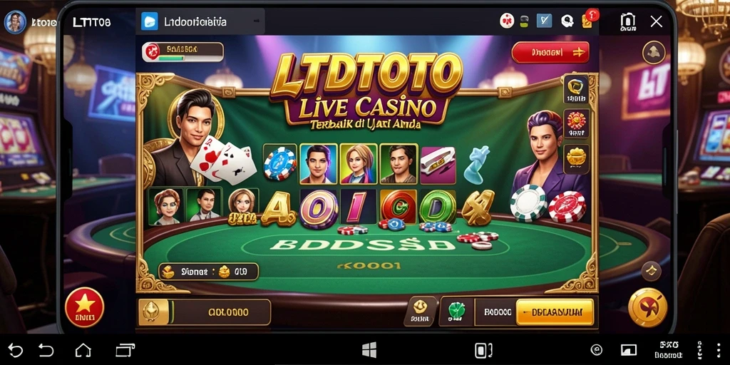 Tangkap aksi seru permainan Live Casino LTDTOTO.