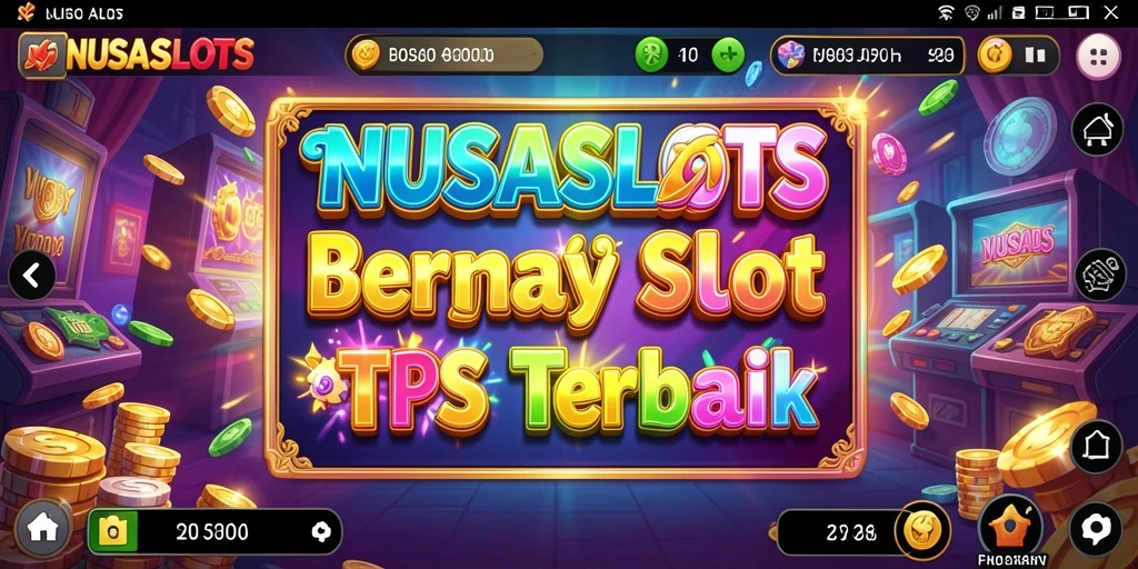 Tampilan antarmuka gameplay NUSASLOTS yang menarik dan interaktif.
