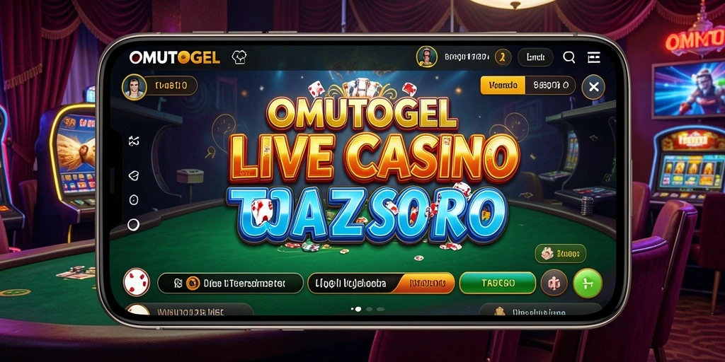 Tampilan gameplay mengesankan dari OMUTOGEL dengan dealer yang profesional.