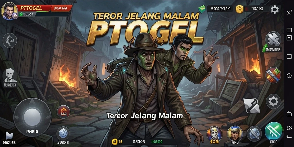 Screenshot menampilkan suasana menegangkan dalam gameplay PTTOGEL.