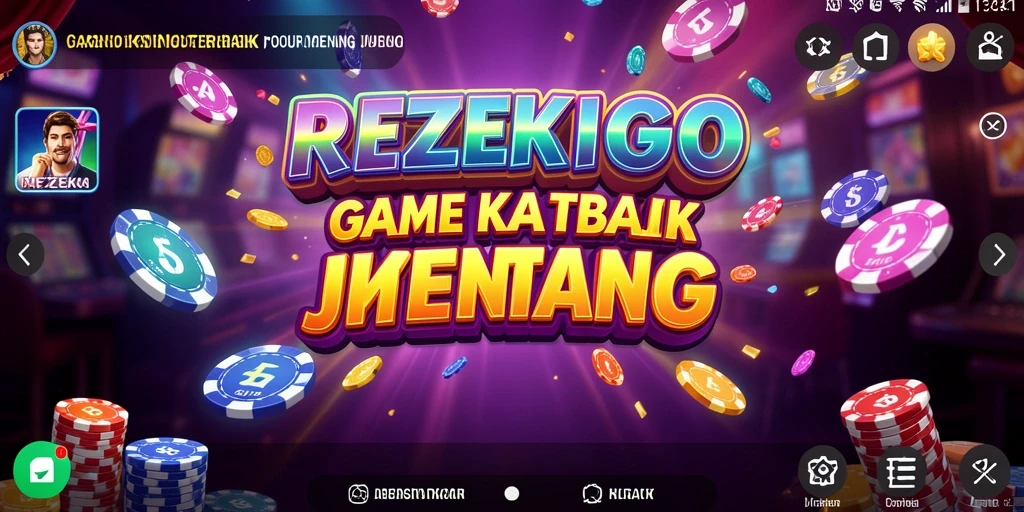 Tampilan gameplay menarik dari REZEKIGO dengan berbagai permainan Kasino.