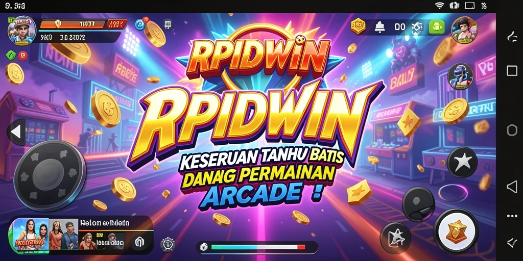 Screenshot gameplay RPIDWIN yang menunjukkan aksi seru dalam permainan Arcade.