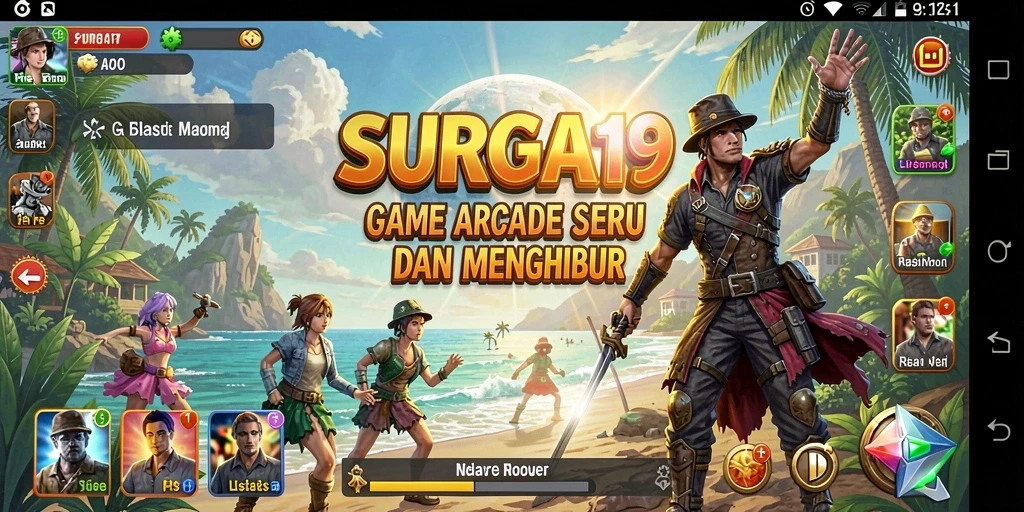 Tampilan gameplay SURGA19 yang penuh aksi dan keseruan.