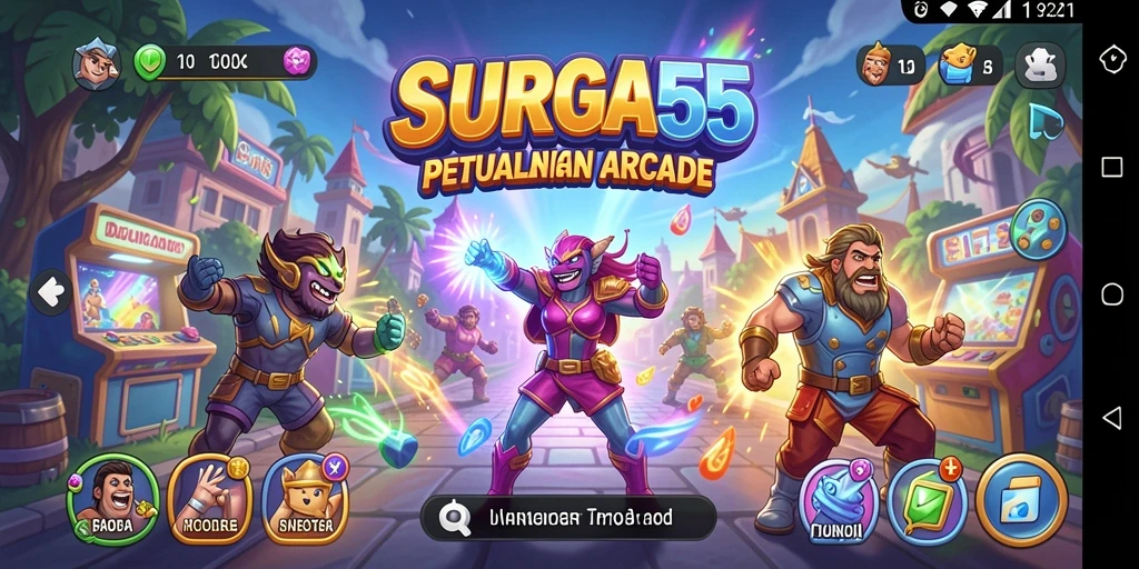 Screenshot utama SURGA55 menampilkan gameplay seru yang membuat ketagihan.