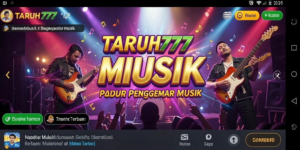 Tangkapan layar dari gameplay TARUH777 yang menampilkan pengalaman bermain musik.