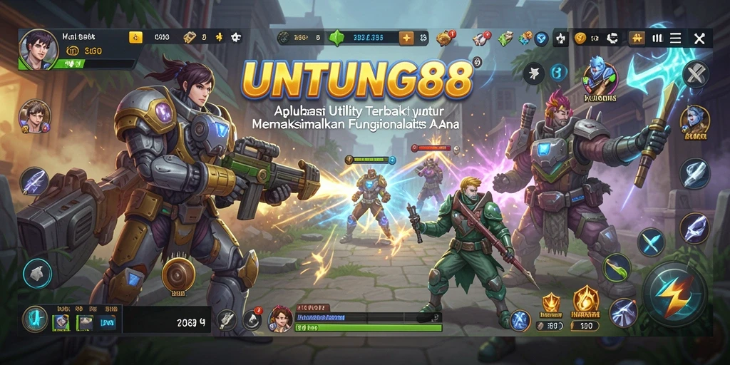 Tampilan utama UNTUNG88 dengan fitur-fitur yang memudahkan pengguna.