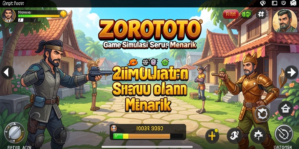 Tampilan gameplay ZOROTOTO yang menarik dan interaktif.